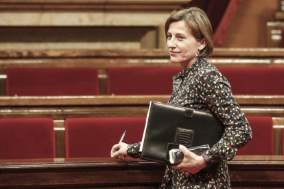 La presidenta del Parlament, Carme Forcadell.-JULIO CARBÓ