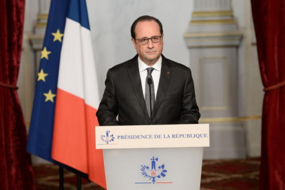 Comparecencia de François Hollande.-AP / STEPHANE DE SAKUTIN