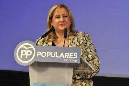 Yolanda de Gregorio, candidata del PP a la Alcaldía de Soria-Valentín Guisande