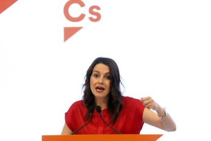 Inés Arrimadas, portavoz parlamentaria de Ciudadanos.-DAVID CASTRO
