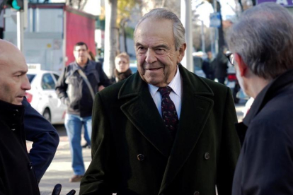 Jaime Botín, a su llegada al juzgado número 27 de Madrid, este lunes-VICTOR LERENA