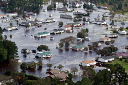 Numerosas alertas de inundación actualmente en Carolina del Norte y el sudeste de Virginia.-JASON MICZEK (REUTERS)