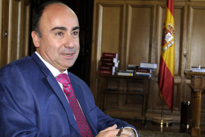 Rafael Carnicero, presidente de la Audiencia Provincial de Soria. / VALENTÍN GUISANDE-