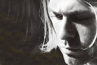 Cartel del documental sobre Cobain.-