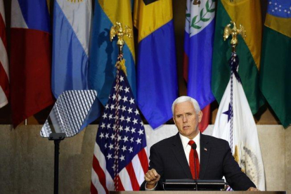 Mike Pence, vicepresidente de los Estados Unidos.-AP