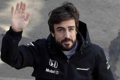Fernando Alonso, en Montmeló, el pasado 20 de febrero, dos días antes de sufrir el accidente en el Circuit de Catalunya.-Foto:  EFE / ALBERTO ESTÉVEZ