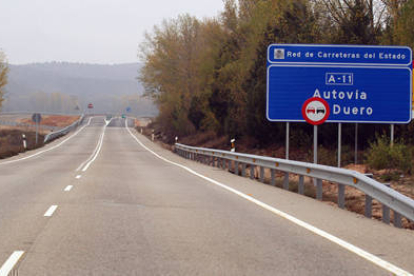 Autovía del Duero a su paso por El Burgo de Osma-