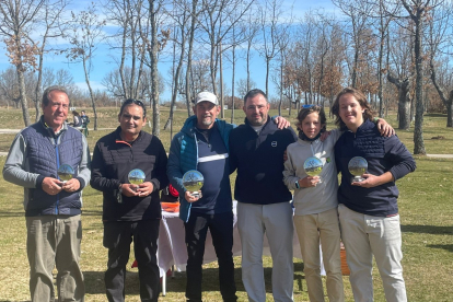 Vencedores en el Torneo Inicio de Temporada del Club de Golf Soria. HDS