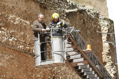 Los derrumbes en la muralla de Soria comenzaron el Domingo de Pascua de 2013 y se reprodujeron en abril de ese año y en febrero de 2014. HDS