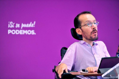 El secretario de Organización y Programa de Podemos, Pablo Echenique.-DIEGO PÉREZ (EFE)