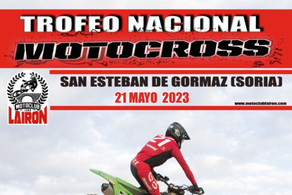 Cartel de la prueba de motocross del 21 de mayo.