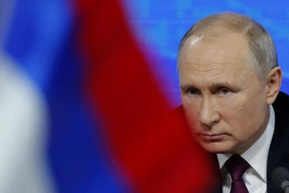 El presidente de Rusia, Vladimir Putin, durante la rueda de prensa.-REUTERS / MAXIM SHEMETOV