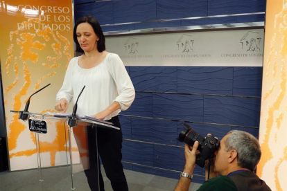 La diputada de Unidos Podemos Carolina Bescansa.-EFE