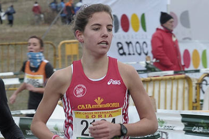 Marta Pérez fue tercera en categoría promesa. / V. Guisande-