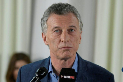 Macri aceptó su derrota y espera que se haga una transición sin problemas.-AFP