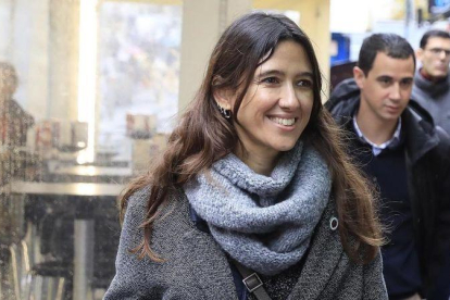 La alcaldesa de Santa Coloma de Gramenet, Núria Parlon, el pasado mes de diciembre.-FERRAN NADEU