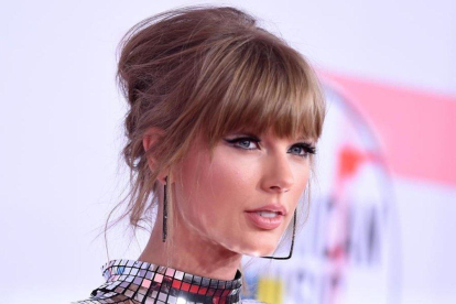 Taylor Swift, en una gala en Los Ángeles, en octubre pasado.-AFP