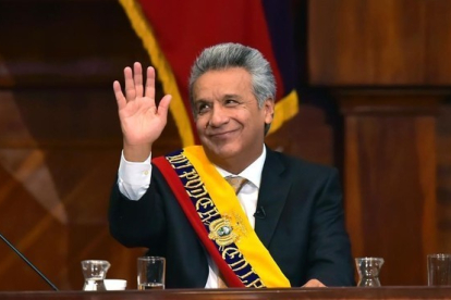 El presidente de Ecuador, Lenin Moreno.-AFP