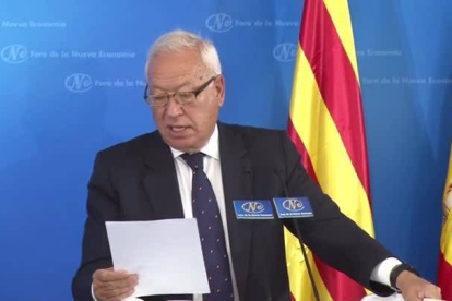 Margallo felicita irónicamente a los independentistas por "tener el apoyo del 1,1% de los representantes de EEUU.-Foto: ACN