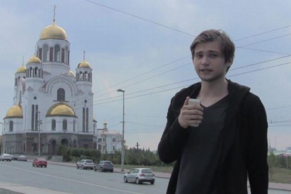 El joven bloguero Ruslán Sokolovsky.-