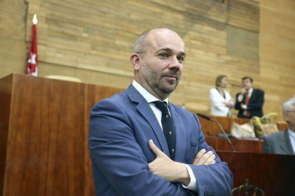 El presidente de la Asamblea de Madrid, Juan Trinidad.-DAVID CASTRO