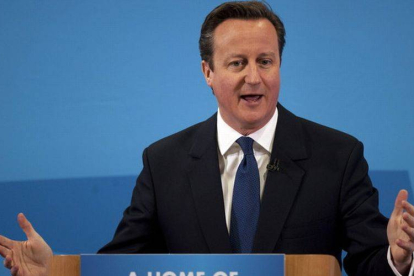 El primer ministro británico, David Cameron.-Foto:   EFE / HANNAH MCKAY