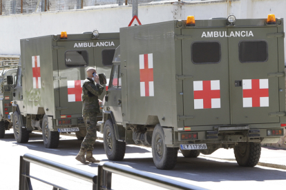 Las ambulancias del Ejército. LAT