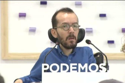 Echenique ha recordado a Ciudadanos que el PP de Madrid tiene imputados a sus últimos secretarios generales.-ATLAS