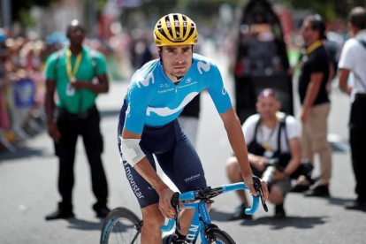 Mikel Landa, durante el Tour.-REUTERS / BENOIT TESSIER