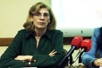 Isabel Galán es presidenta del Colegio Profesional de Enfermería de Soria. HDS
