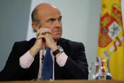 Ministro de economía, Luis de Guindos.-JOSÉ LUIS ROCA