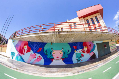 Creación del nuevo mural del Pabellón de Los pajaritos - MARIO TEJEDOR (11)
