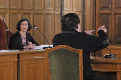 Juan Antonio García Molina testifica en el juicio del pasado viernes.-VALENTÍN GUISANDE