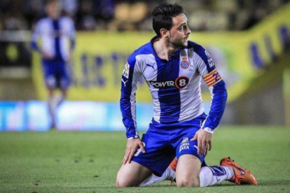 Sergio García, en un partido del Espanyol.-Foto: MIGUEL LORENZO