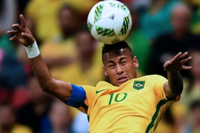 Neymar fracasó de nuevo con la 'canarinha'.-AFP / EVARISTO SA