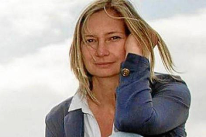 La polémica reportera Petra Laszlo.-