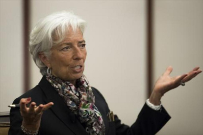 Christine Lagarde, directora del Fondo Monetario Internacional.-GETTY IMAGES