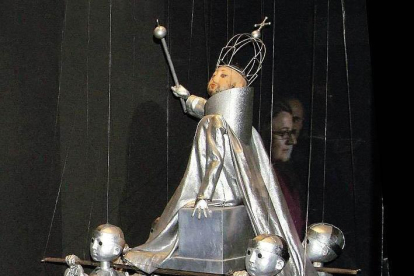 Una de las marionetas que se exhiben en el Museo del Títere, en Segovia-F+