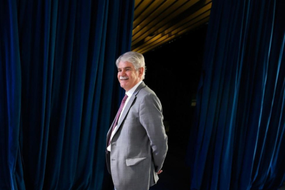 El ministro de Asuntos Exteriores Alfonso Dastis en la reunión de Embajadores del Sudeste de Europa.-MANUEL LORENZO (EFE)