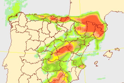 La previsión para este sábado ya sólo contempla precipitaciones en el sur y el este de Soria, y con poca probabilidad. AEMET