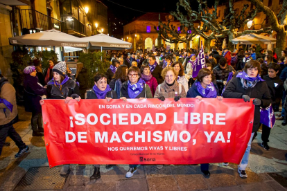 Manifestación del Día internacional para la eliminación de la violencia contra las mujeres. MARIO TEJEDOR (7)