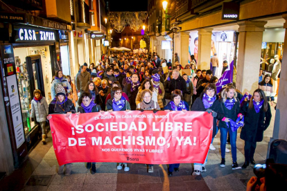 Manifestación del Día internacional para la eliminación de la violencia contra las mujeres. MARIO TEJEDOR (10)