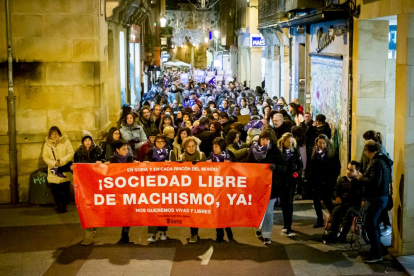 Manifestación del Día internacional para la eliminación de la violencia contra las mujeres. MARIO TEJEDOR (13)