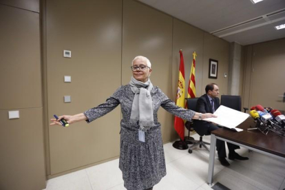 La fiscala jefa de Barcelona, Anna Maria Magaldi.-ALBERT BERTRAN