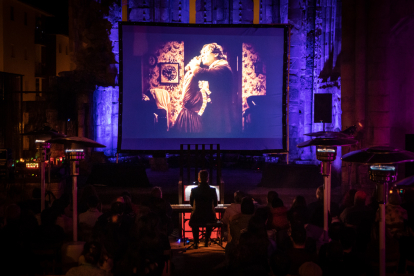 'Nosferatu', en el Festival de las Ánimas de Soria. GONZALO MONTESEGURO
