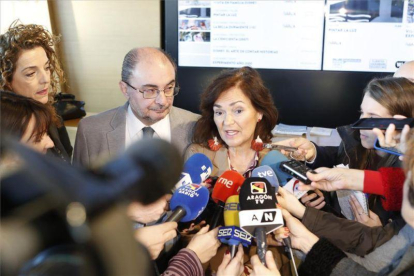 La vicepresidenta del Gobierno de España y ministra de Presidencia, Relaciones con las Cortes e Igualdad, Carmen Calvo.-JAVIER BELVER