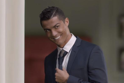 Cristiano Ronaldo, en un anuncio.-TWITTER