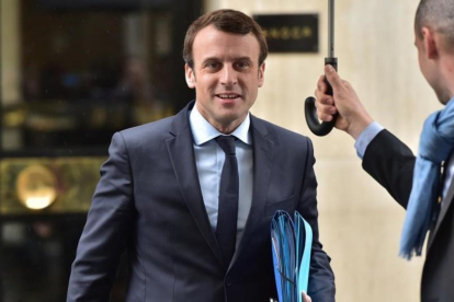 El candiato a la presidencia francesa, Emmanuel Macron.-CHRISTOPHE ARCHAMBAULT