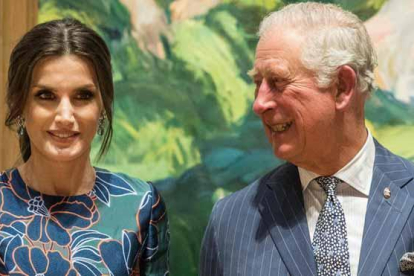 La reina Letizia y el príncipe de Gales inauguran una exposición de Sorolla en Londres.-JEFF GILBERT / AFP