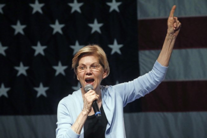Elizabeth Warren, aspirante demócrata a la candidatura presidencial para 2020.-AP